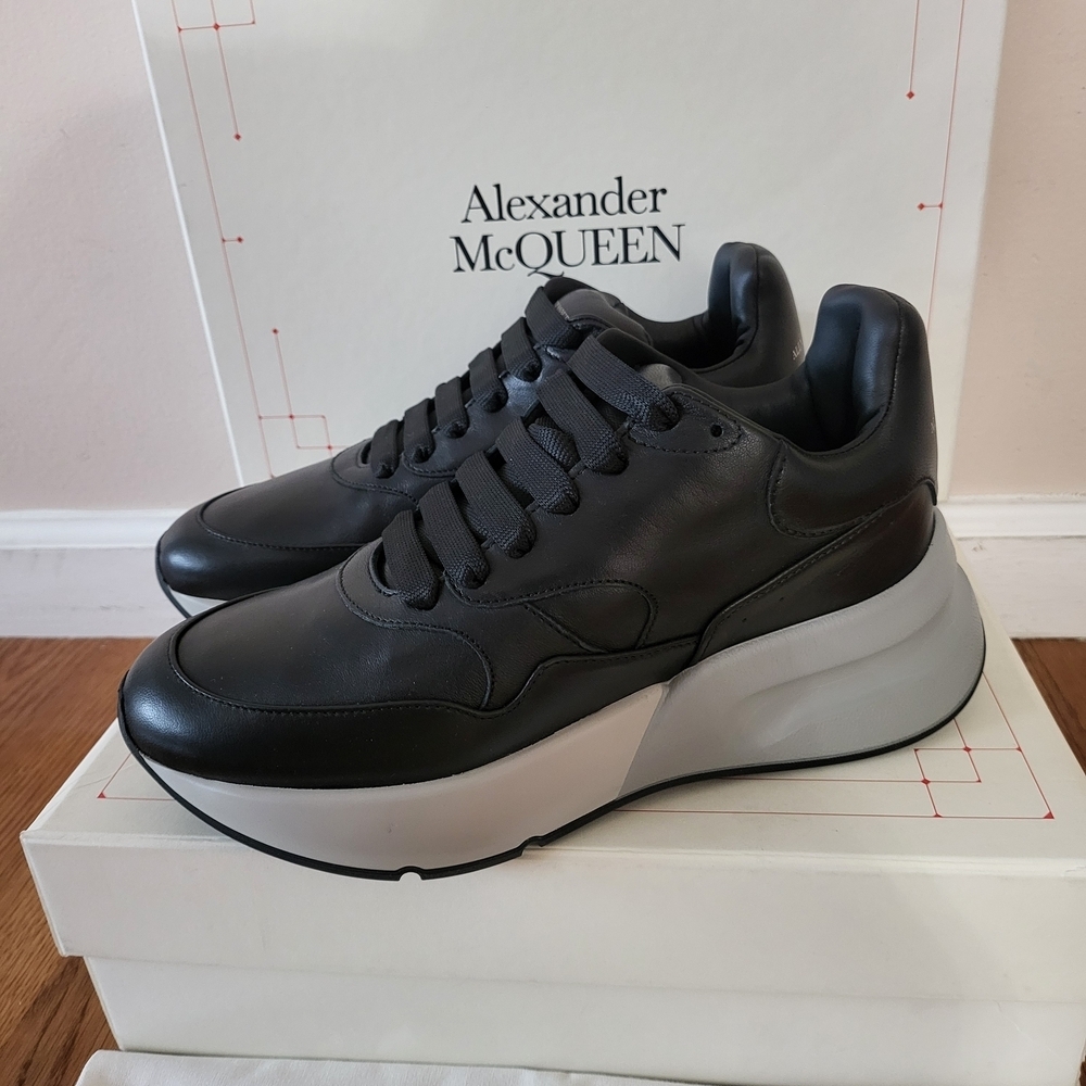 Alexander McQueen Black Sneakers - Picture 4 of 11